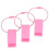 12Pcs Flying Disc Clips Clamp for Outdoor Activity Pink Pe Material 1