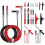 Multi Test Leads Kit Electrical Multimeter Test Lead with Alligator Clips Test Probe Spring Banana Plug 1