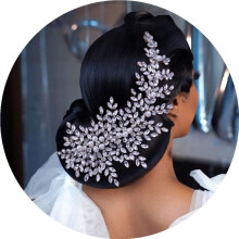 Accessoires de Cheveux de Mariage de Luxe, Coiffure de Mariée pour Dîner, Peignes à Cheveux de Mariage, Serre-Tête de Mariée, A