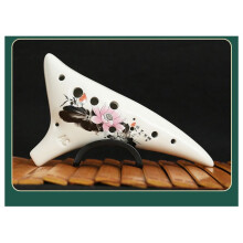 Ocarina de 12 Hoyos Tecla C Media Principiante Flauta de Entrada AC de 12 Hoyos Wintersweet