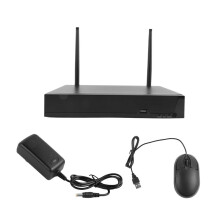 Icsee 8CH H.265 HD 5MP 4K Trådlös NVR-Inspelare för ICSEE XMEYE WIFI Cctv-Kamerasystem för ONVIF-Kamera US-Kontakt