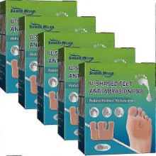 (5Boxes) Felt Forefoot Metatarsal Pad Feet Pain Relief Anti-slip Protector High Heel Cushion Soles Anti Abrasion U-shaped Pad Foot Care_yg1