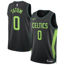 (L) 25/26 No. 0 Tatum Heat-Pressed Celtics Jersey