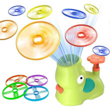 Stomp Flying Disc Launcher Toys,Outdoor Flying Disc Launcher Toy Games, Outside Yard Activities Toy