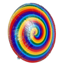Inflatable Flying Discs Inflatable Suspended Flying Disc Spinning Spiral Toy for Kids Children Family Safty Sport Game