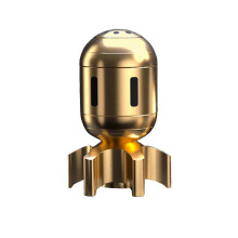 26-27 Brass Bombs Spinner 360 Rotating Portable Stress Relief Mini Metal Bombs Spinning Top Fidget Toy Kids Adults Birthday Gift