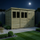 12 x 6 Pent Shed Tanalised (Single Door, With Windows) 3