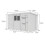 12 x 6 Pent Shed Tanalised (Single Door, With Windows) 4