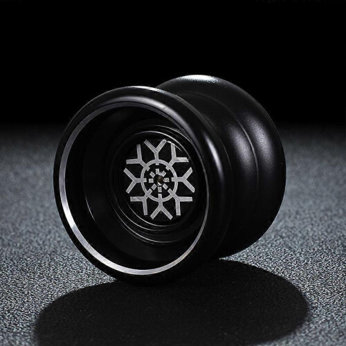 (MJ Pure Black) Aluminum Yo Yo For Kids Beginner