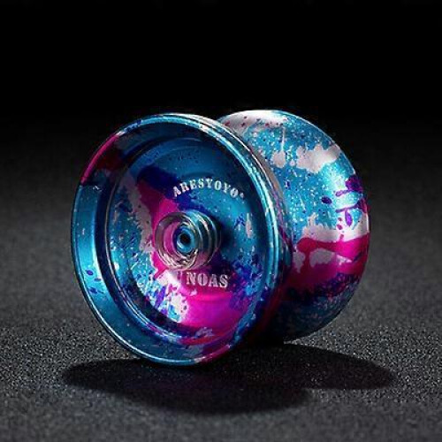 (NOAS Camo Blue) Aluminum Yo Yo For Kids Beginner