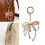 Stilvolles Perlen-Perlen-Mobile-Accessoire, Schleife-Charm, 2