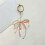 Stilvolles Perlen-Perlen-Mobile-Accessoire, Schleife-Charm, 7