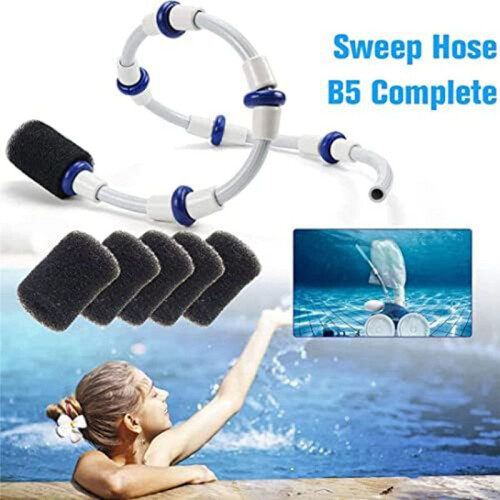 Pool Cleaner Sweeping Hose Set,Reusable Replacement Parts Compatible with for