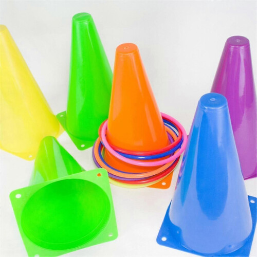 Children's Fun Ring Throwing Game Outdoor Throwing Plastic Circle Parent-child Interactive Competition Sense Training 1