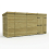 14 x 4 Pent Shed Tanalised (Double Door, No Windows) 2