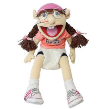 (Feebee) Soft Plush Jeffy Hand Puppet Cartoon Cosplay Doll Puppet, Ideal Gift for Kids Games