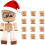 ature Christmas hat juggling puppet Multicolor 1