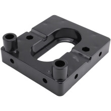 Woodworking Drill Guide, Woodworking Drill Guide Plastic Adjustable Drilling Template Hole Punch Locator for DIY (Black)