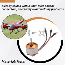 2 Stuks 2212 1400KV Borstelloze Buitenloopmotor met Houder 10T voor RC Vliegtuigen/KKmulticopter 4/6 As Quadcopter UFO