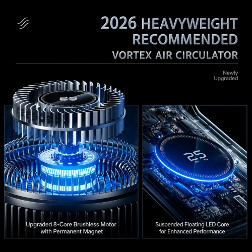 Portable Cooling Fan (with 6-Speed ​​Adjustment) 1