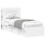 VidaXL vidaXL Headboard Cabinet with Storage White Engineered Wood 5