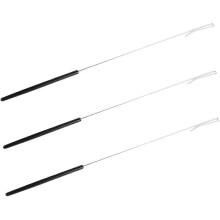 3pcs Interactive Puppet Show Kit Stainless Steel Puppet Control Rods Arm Handles for Large Stage Performance Accessories