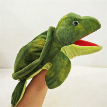 Hand Puppet Toy for Parent-Teen Bonding, Open-Mouth Plush Puppet with Movable Features, Compatible with Indoor Cats