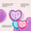 (Pink) Heart Squishy Toy Slow Rising Stress Relief Soft Hand Feeling Creative Portable Decompression Gift 4