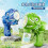(blue) New Product Dinosaur Bubble Machine Children's Automatic Hand-held Non-leaking Bubble Gun Electric Bubble Blowing 2