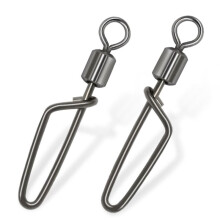 Rolling Swivel Coastlock Snap Clips 25Pcs Fishing Connector Stainless Steel Carabiner Quick Change Snap Terminal,Type 2