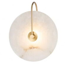 Luxury Marble Wall Sconce Lamp for Hotel Living Room or Bedroom Iron Night Lights for Indoor Decorative Lamps