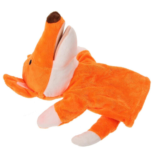 Children Plush Hand Puppet Fox Toy for Kids Playing 2