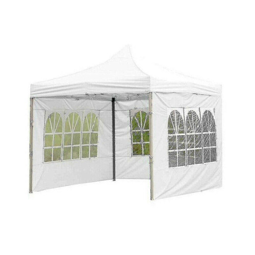 Party Tent Foldable Waterproof Outdoor Rain Cloth-White