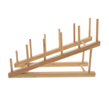 Puppet Stand: Wooden Puppet Holder Show Stand - Anti-Crush Storage for Finger Dolls Classroom Bedroom and Kindergarten Display - Hold up to 12 Pieces