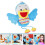 Cartoon Duck Hand Puppet Vivid Plush Interactive Toy Hand Puppet with Movable Mouth 3