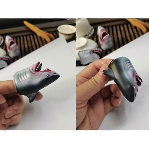 5 Pcs Shark Finger Puppet,vivid And Funny 1