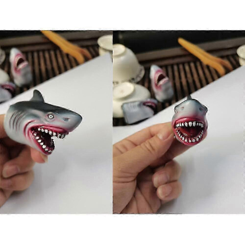 5 Pcs Shark Finger Puppet,vivid And Funny 2