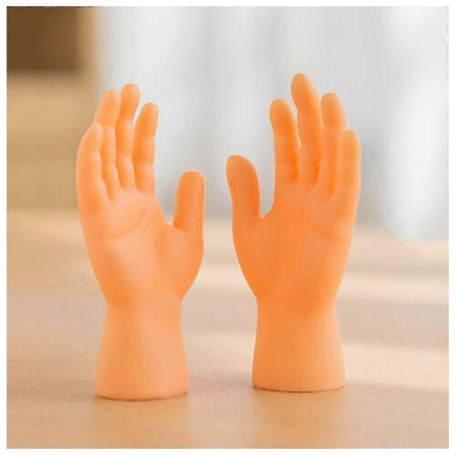 Miniature Finger Puppet Tiny Hand Finger Cot Palm Shaped Flat Hand Mini Hand 1
