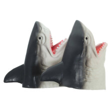 2pcs Creative Shark Head Hand Puppets Figure Toys Funny Figure Gloves Toy