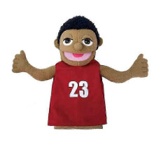 (athlete) Soft Plush Toy Hand Puppet Funny Puppets Toy Professional Character Hand Puppet,50% Offer
