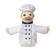 (chef) Soft Plush Toy Hand Puppet Funny Puppets Toy Professional Character Hand Puppet,50% Offer