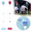 (Bundle) Bubble Machine Stand Mini Bubble Machine with Lights for Kids Adjustables Height Garden Bubble Maker for Home Party 1