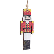 (Style D) Walnut Puppet Pendant with String Lucky Gift for Children Christmas Puppet Boy Girl Festival Toys Scene Layout Necessary Multicolor