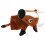 Cattle Hand Puppet Storytelling Stuffed Cattle Doll Hand Puppet Plaything 2