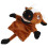 Cattle Hand Puppet Storytelling Stuffed Cattle Doll Hand Puppet Plaything 3