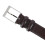 BOCONI Men's Smooth Italian Leather Double Loop Belt 3