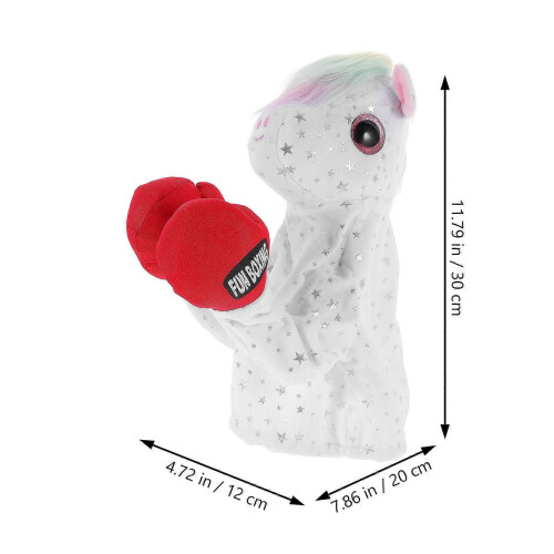 Interactive Plush Boxing Hand Puppet Unicorn Toy for Kids 1