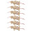 Wooden Pull String Puppet Marionettes String Puppets Clown Toy 18Pcs 5