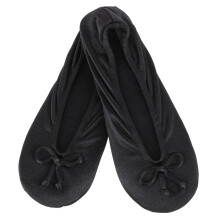 Isotoner Women's Satin Classic Ballerina Slippers