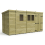 13 x 5 Pent Shed Tanalised (Double Door, With Windows) 2
